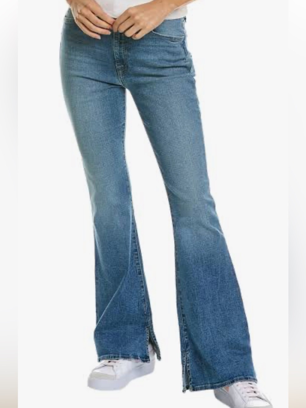 Hudson Heidi High-Rise Flare Jeans, Bubbly Wash, sz 27 NWT!
